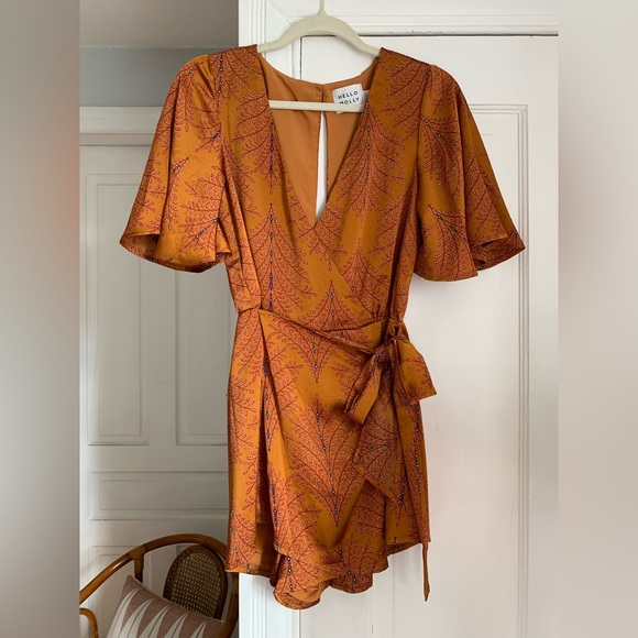 Hello Molly | Midnight Noise Romper | Rust | Size S - Picture 2 of 7